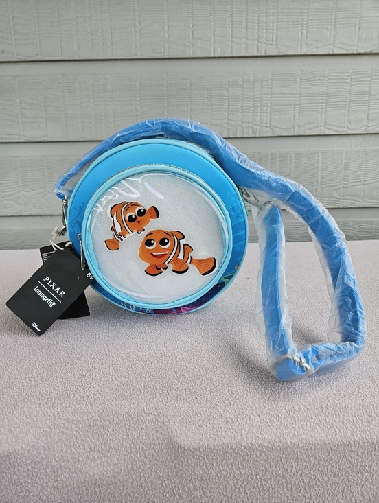 Loungefly Handbags - Loungefly Disney Pixar Finding Nemo Duo Bubble Crossbody Bag Purse Round Fish